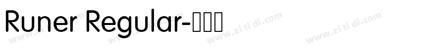 Runer Regular字体转换 Runer Regular字体转换
